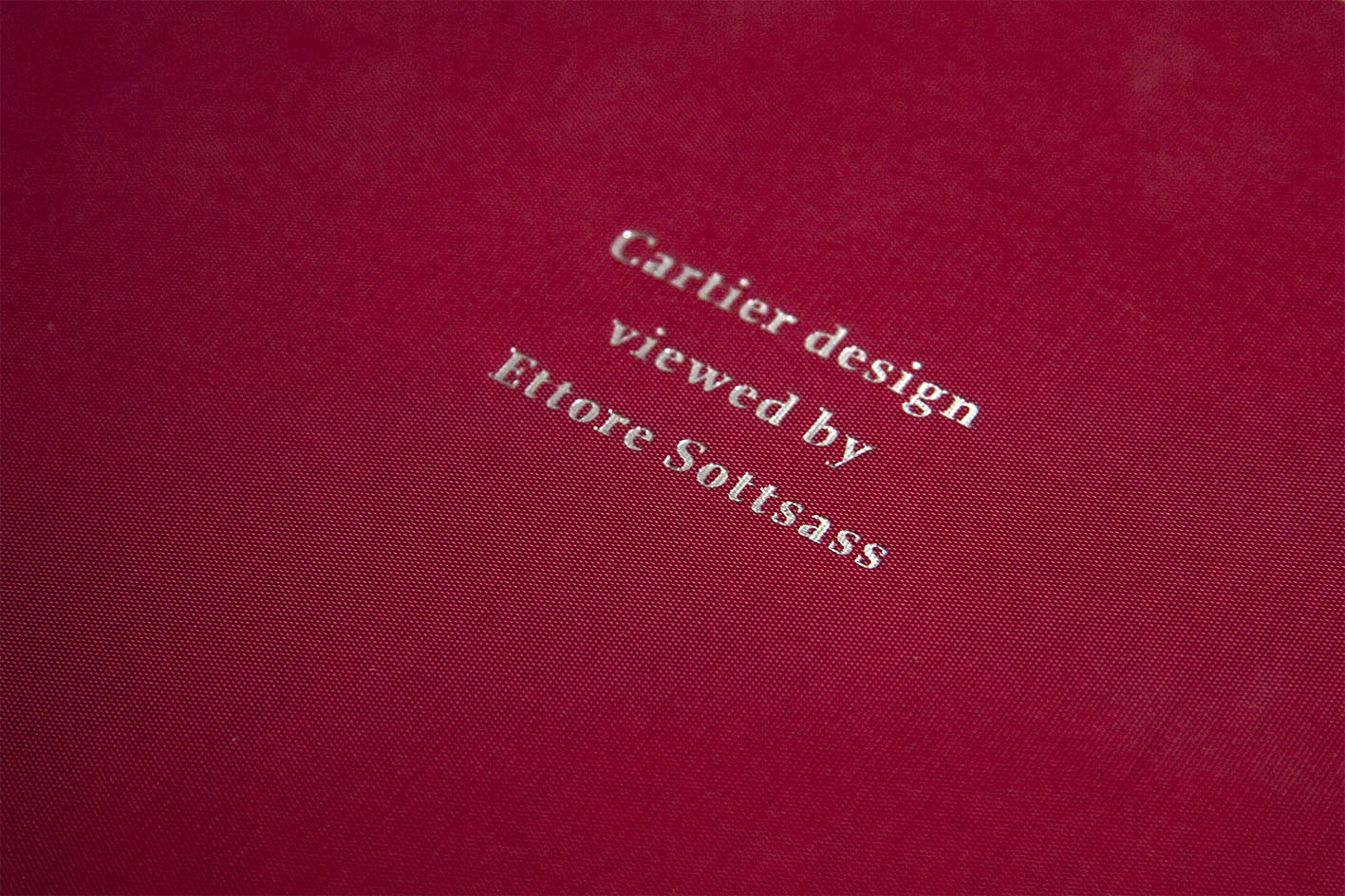Cartier design viewed by Ettore Sottsass
